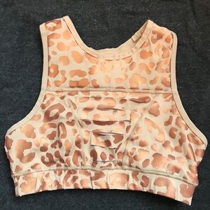 Chestee size 8 Joy sports bra Cheetah print